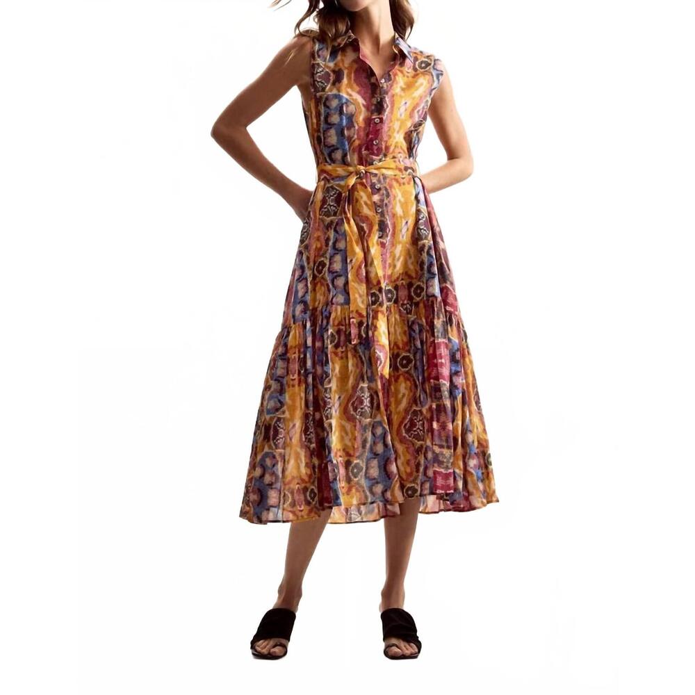 NEW DESIGUAL christian lacroix shirtdress in multicolor
